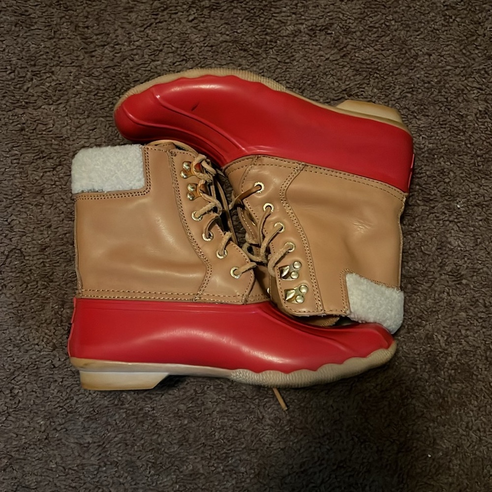 Sperry Fleece Lined Duck Womens Size 9 - image 7